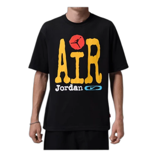 Jordan Graphic T-Shirt 'Black Amarillo Infrared 23'