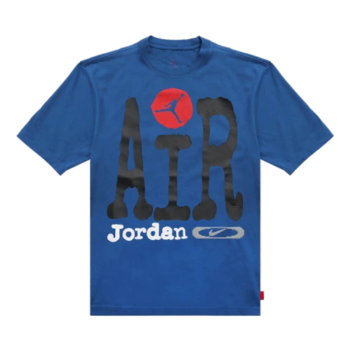 Jordan Graphic T-Shirt 'True Blue Black University Red'