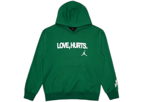Jordan Women's Love Hurts Jalen Hurts Hoodie Kelly Green