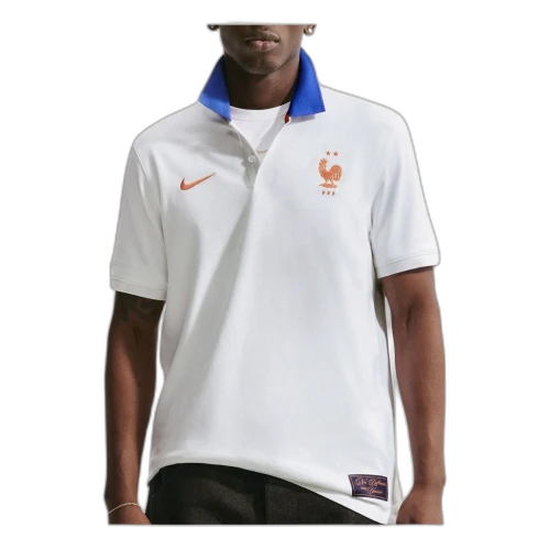 Nike FFF Polo 'White Game Royal Metallic Copper'