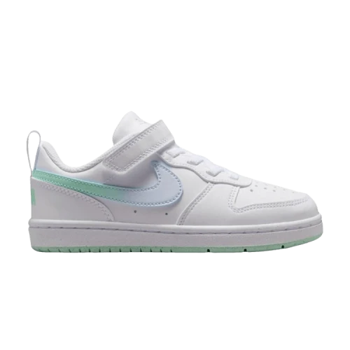 (PS) Nike Court Borough Low 'White Arctic Green Football Grey'