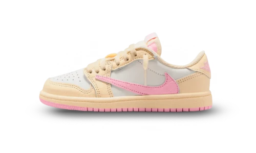 Jordan 1 Retro Low OG SP Travis Scott Shy Pink (PS)