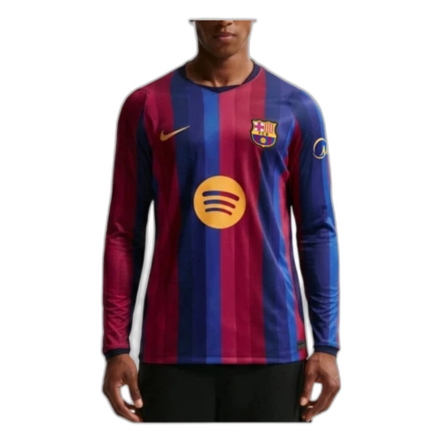 Nike x F.C. Barcelona 2026/27 Stadium Home Dri-FIT Replica T-Shirt 'Deep Garnet Blue Void Mineral Yellow'