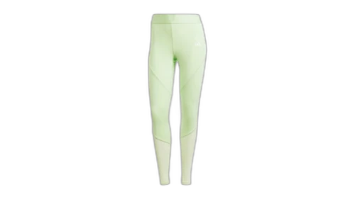 adidas Women's Hyperglam Full-Length Leggings Semi Green Spark/White