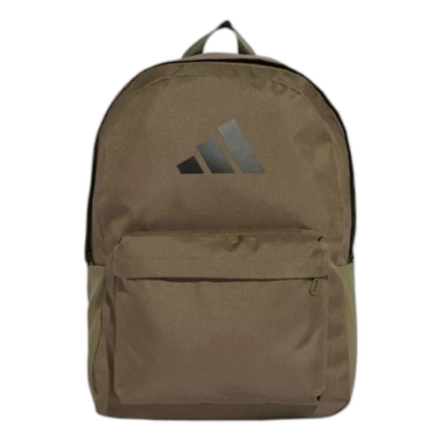 adidas Classic 3 Bar Logo Backpack 'Olive Strata Black'