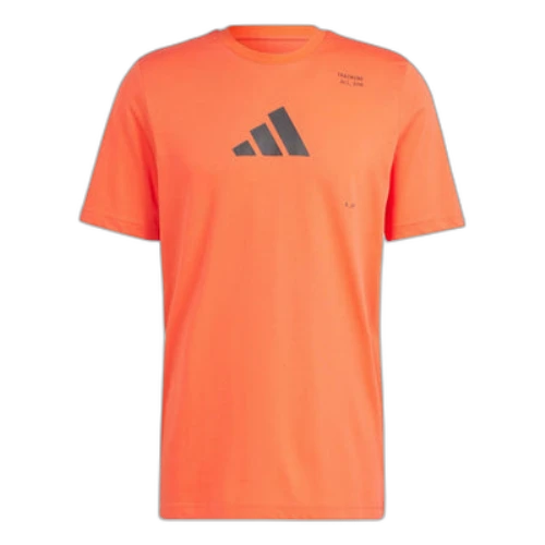 adidas Aeroready All-Gym Category Graphic T-shirt Asia Sizing 'Orange'