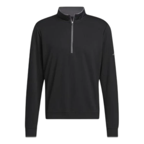 adidas Lightweight Half-Zip Top Asia Sizing 'Black'