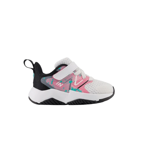 New Balance Rave Run v2 Bungee Lace White Real Pink Black (TD)