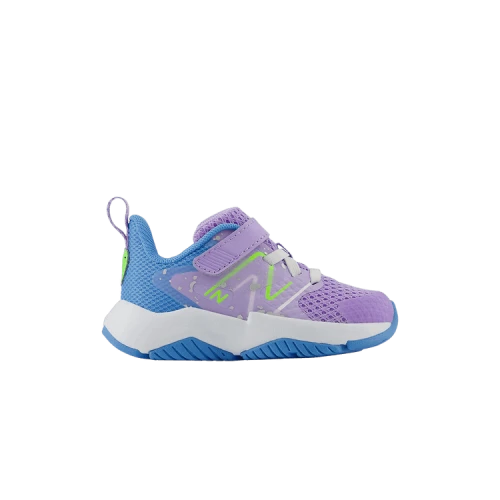 New Balance Rave Run v2 Bungee Lace Lilac Glo Sky Blue Pixel Green (TD)