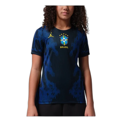 Jordan Brazil National Team 2026 Stadium Away Dri-FIT Soccer Jersey 'Old Royal Black'