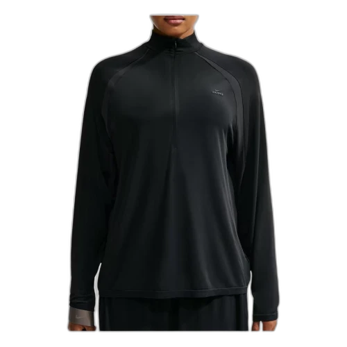 Nike x SKIMS Stretch Knit 1/2-Zip T-Shirt 'Obsidian Igneous' (Women's)