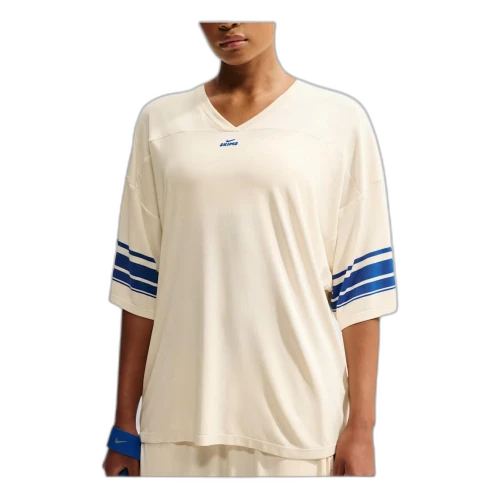 Nike x SKIMS Stretch Nylon Oversized T-Shirt 'Actv Ivory Cobalt' (Women's)