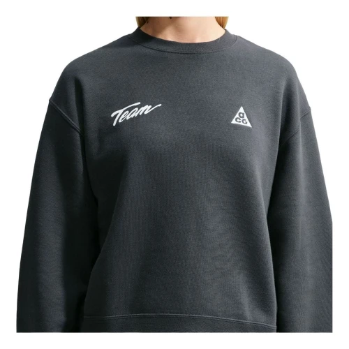 Nike x ACG Tuff Fleece Sweatshirt 'Dark Smoke Grey White' (Women's)