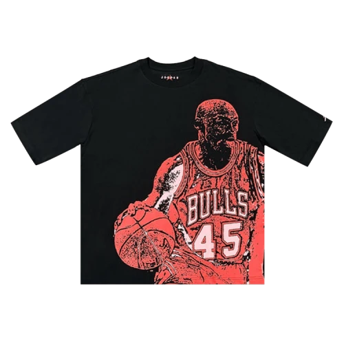 Jordan Sport Dri-FIT Graphic T-Shirt 'Black Hot Punch'