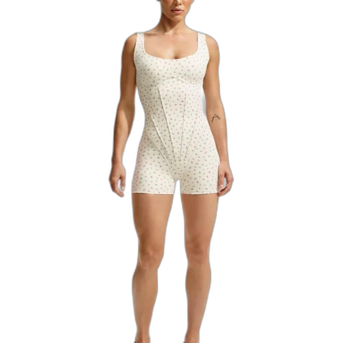 NikeSKIMS Matte Women's Printed Corset 3" Bodysuit