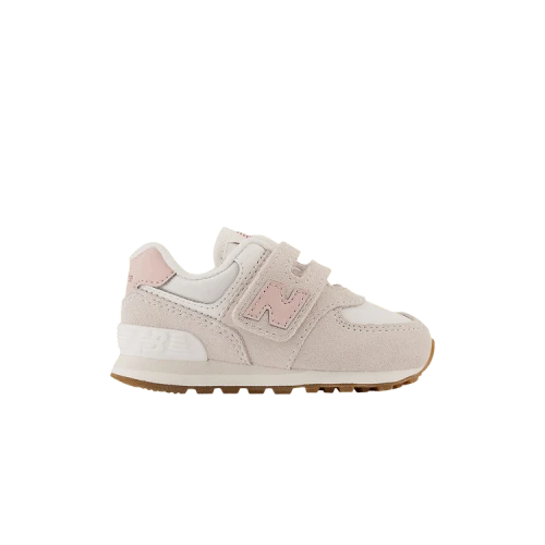 New Balance 574 Hook and Loop Toddler 'Moonbeam Pink Sand'