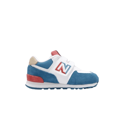 New Balance 574 Wide Toddler 'White Blue'