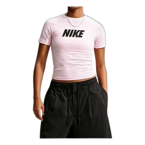 Nike Sportswear Fitted T-Shirt 'Pink Foam Sail' (Women's)
