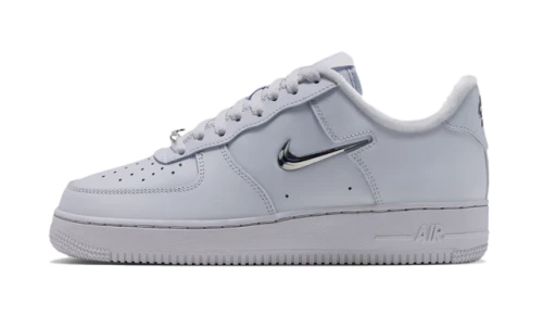 Nike Air Force 1 '07 'Pure Platinum Jewel Swoosh' (W)