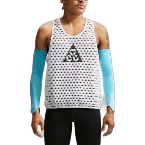 Nike ACG Running Tank Tops Men's White/Anthracite Crew Neck Moderate