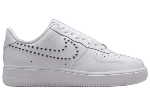 Nike Air Force 1 Low '07 LV8 Triple White Metallic Silver (Women's)