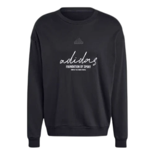 adidas Brand Love French Terry Sweatshirt 'Black'