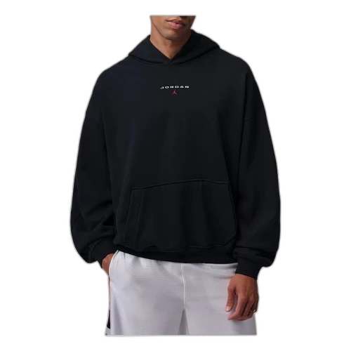 Jordan Flight Fleece Oversized Hoodie 'Black'