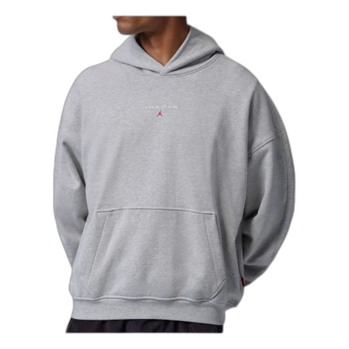 Jordan Flight Fleece Oversized Hoodie 'Grey Heather'