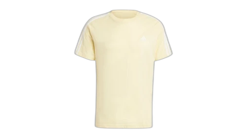 adidas Essentials Single Jersey 3-Stripes T-Shirt Almost Yellow