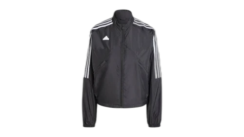 adidas Women's Tiro Cut 3-Stripes Woven Track Top Black
