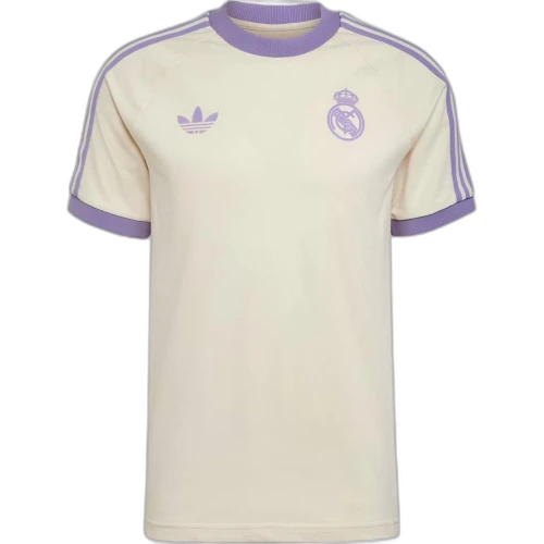 adidas Real Madrid Adicolor Classics 3-Stripes T-Shirt 'White Purple'