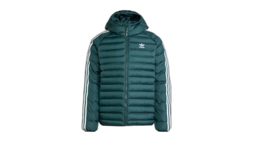 adidas Synthetic Hooded Jacket Mineral Green