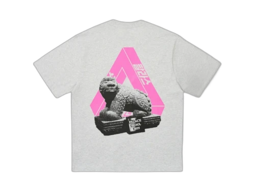 Palace Seoul 2 Seoul Tri-Ferg T-Shirt Grey Marl