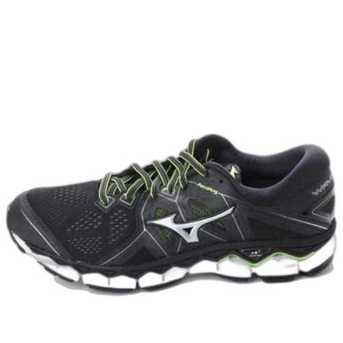 Mizuno Wave Sky 2 Cozy Wear-resistant Gray White Green