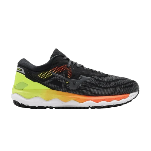 Mizuno Wave Sky 4 Super Wide 'Black Yellow'