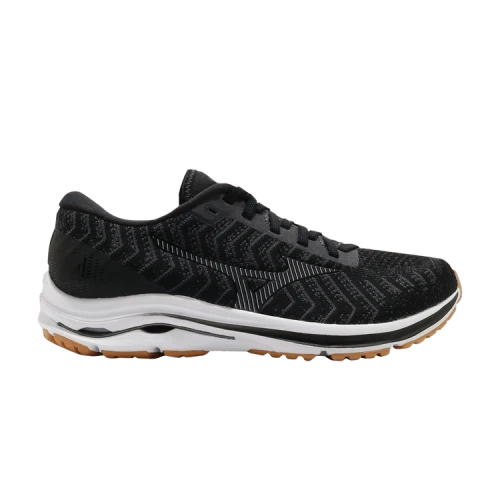 Mizuno Wave Rider 24 Waveknit Super Wide 'Black'