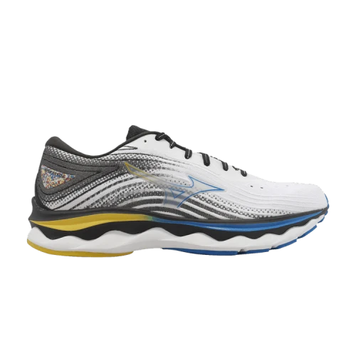 Mizuno Wave Sky 6 Super Wide 'White Blue Yellow'