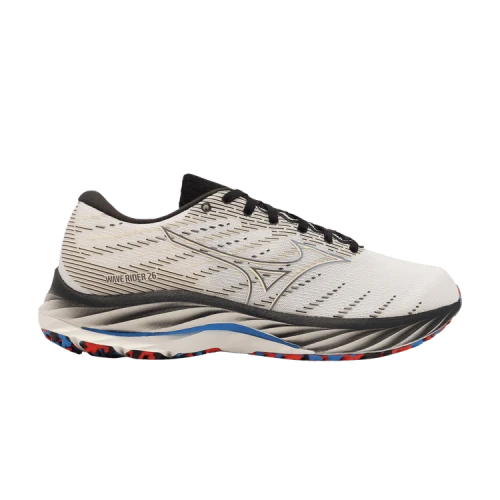 Mizuno Wave Rider 26 Super Wide 'White Dark Grey'