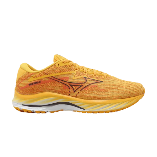 Mizuno Wave Rider 27 Super Wide 'Rich Yellow Orange'