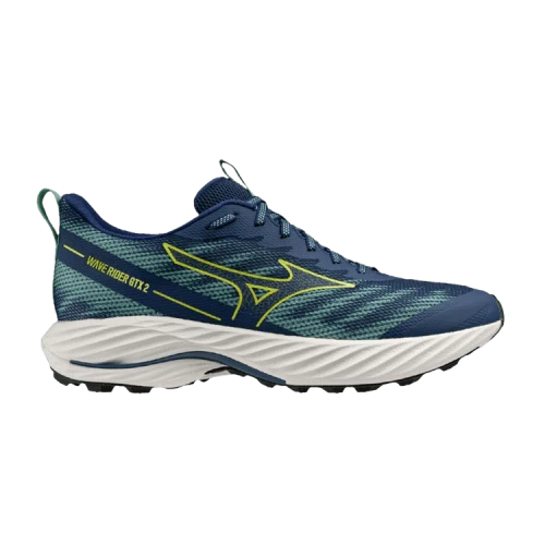 Mizuno Wave Rider Gore-Tex 2 Estate Blue Quince Dusty Jade Green