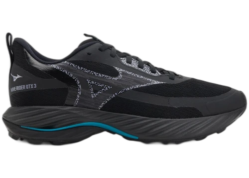 Mizuno Wave Rider Gore-Tex 3 Black Sand Odyssey Gray Capri Breeze