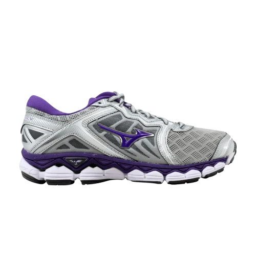 Mizuno Wave Sky Grey/Purple-White (Women's)