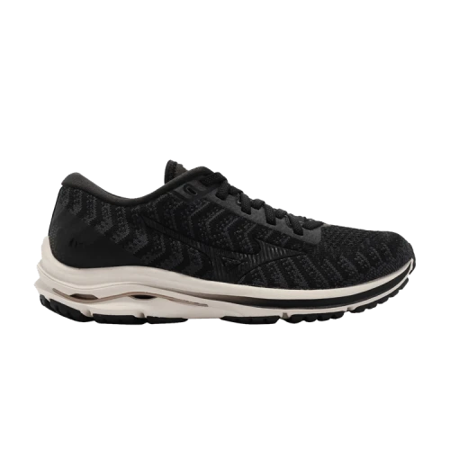 Mizuno Wave Rider 24 Waveknit 'Black Ivory' (Women's)
