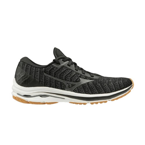 Mizuno Wave Rider 24 Waveknit Wide 'Black' (Women's)