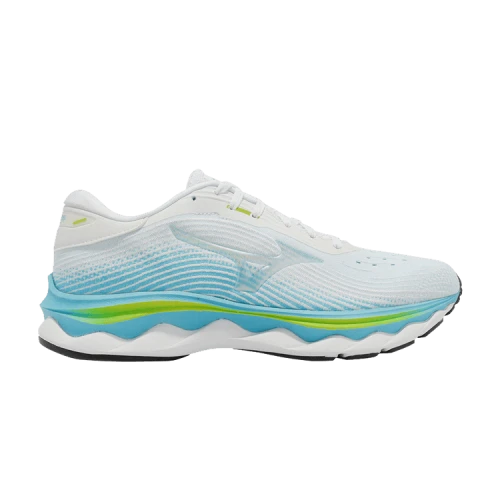 Mizuno Wave Sky 5 'White Blue Curacao' (Women's)