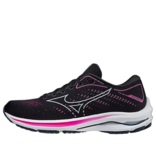 Mizuno Wave Rider 25 Project Zero 'Black Pink' (Women's)