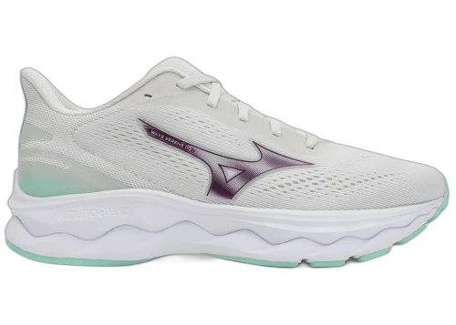 Mizuno Wave Serene 2 Snow White Dark Purple Ice Green (Women's)