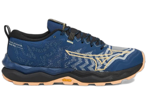 Mizuno Wave Daichi 8 Estate Blue Apricot Ice Black (Women's)