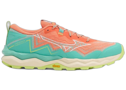 Mizuno Wave Daichi 9 Fresh Salmon White Sharp Green (Women's)
