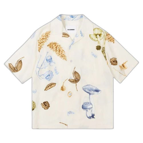 Jil Sander Printed Forest Shirt 'Beige/Multicolor'